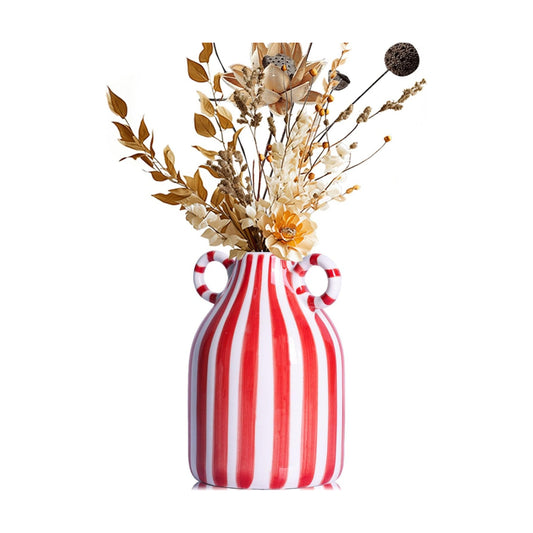 Small Ceramic Vase / Red