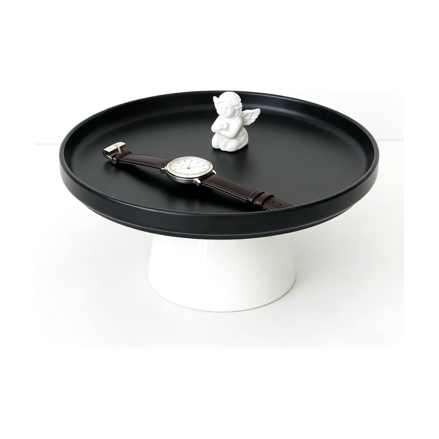 Round Ceramic Tray Decor