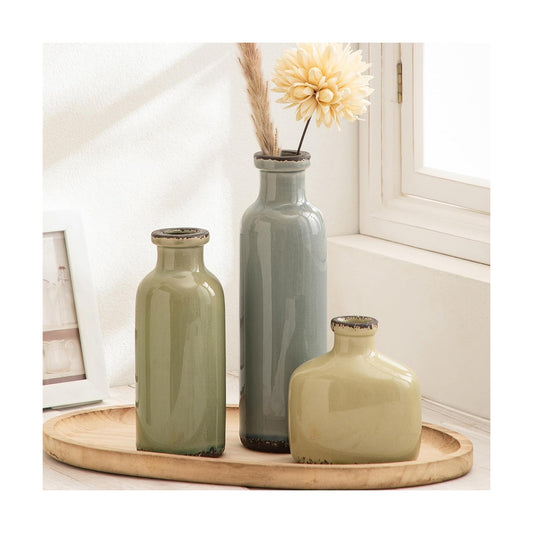 Ceramic Small Vase for Centerpieces / 202-1 / Set of 3