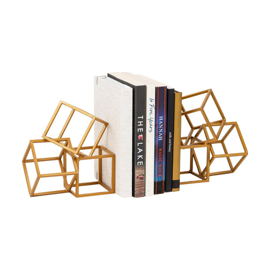 Modern Book Holders / Gold / Set of 2