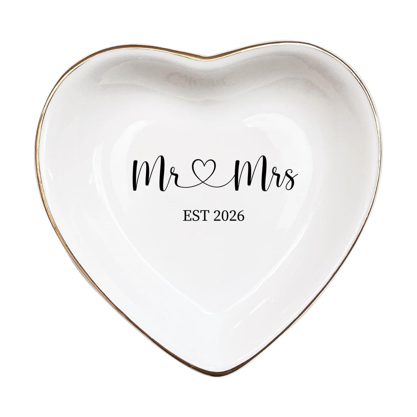 Mr & Mrs EST 2026 Jewelry Tray / Mr Mrs EST 2026