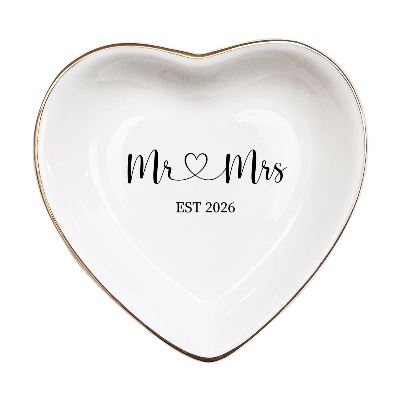 Mr & Mrs EST 2026 Jewelry Tray / Mr Mrs EST 2026