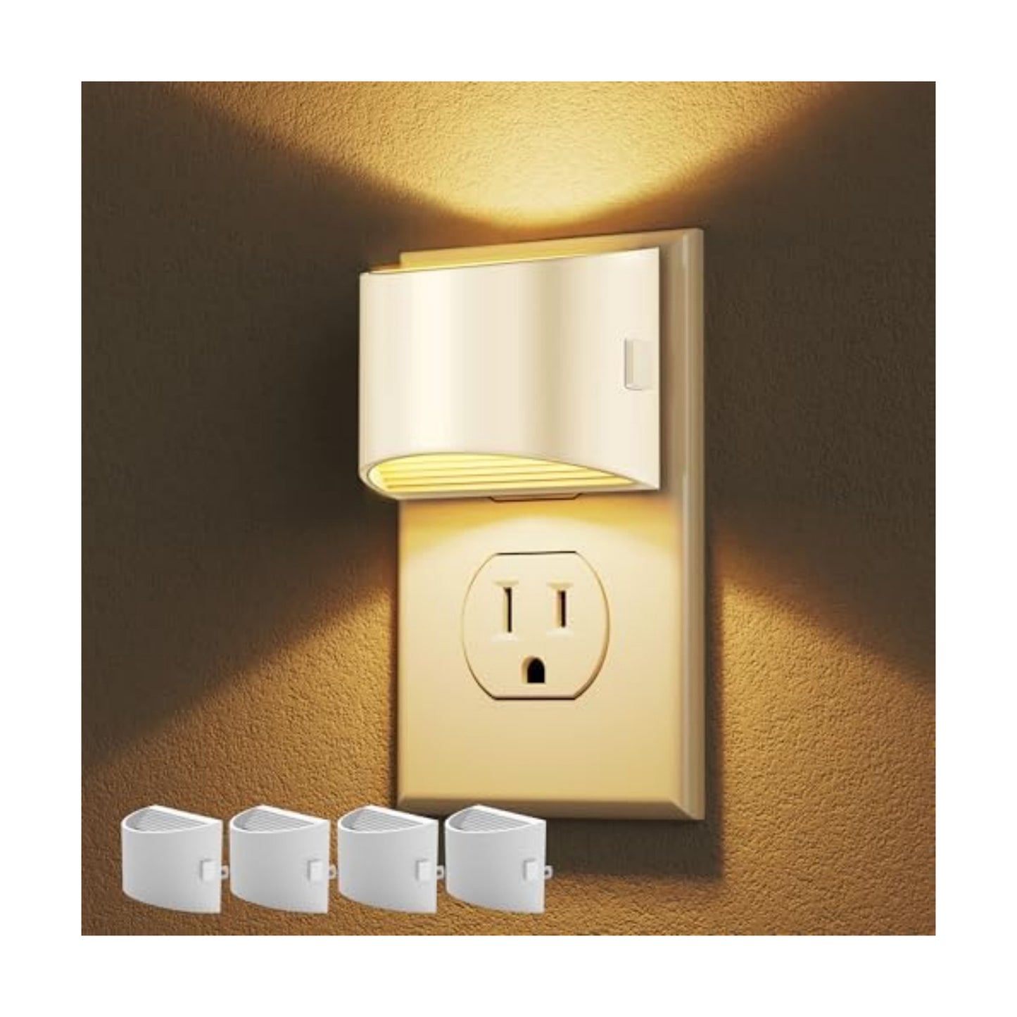DORESshop Night Light, Night Lights Plug into Wall, Adjustable, 3000K