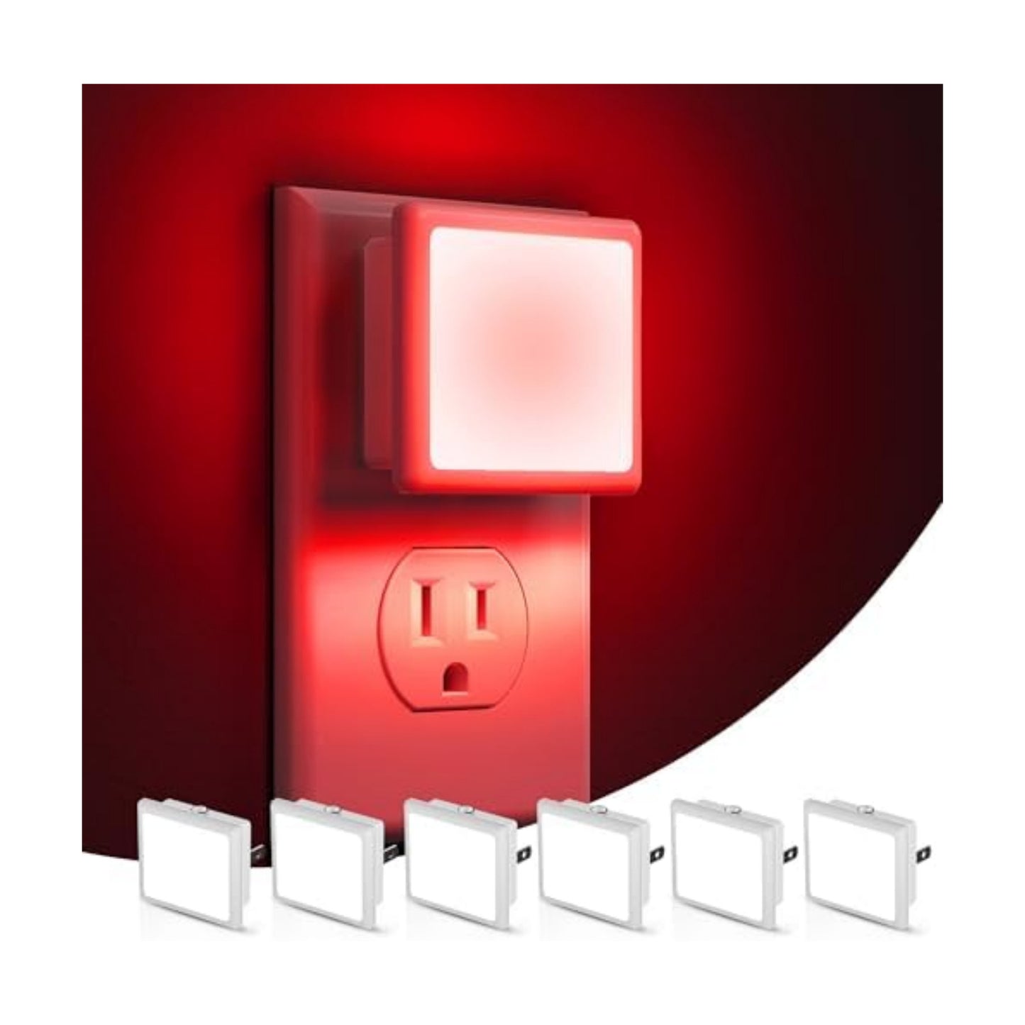 L LOHAS LED Night Light,Night Lights Plug into Wall, Dusk-to-Dawn Sensor