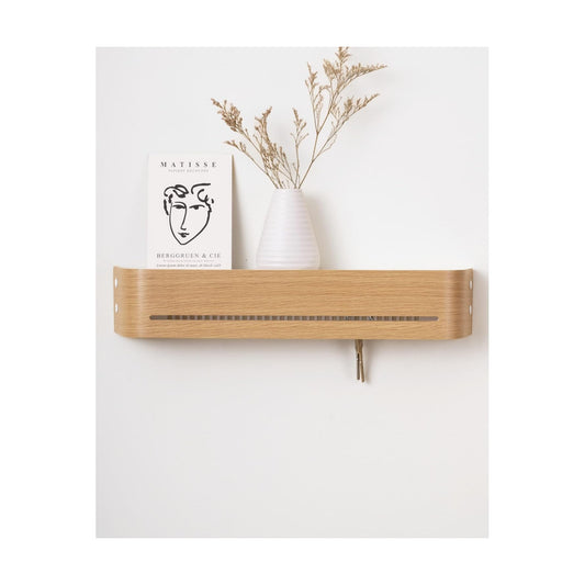 5 Retractable Hooks / Oak
