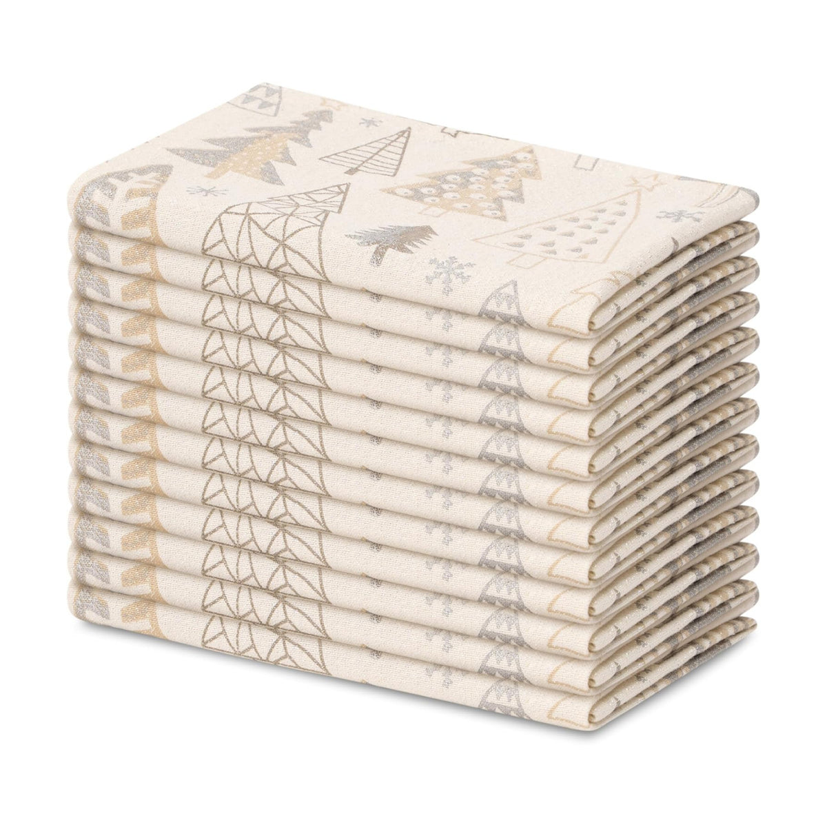 Blue Needles Buffalo Plaid Cloth Napkins 100% Cotton Set of 12-18" x 18"
