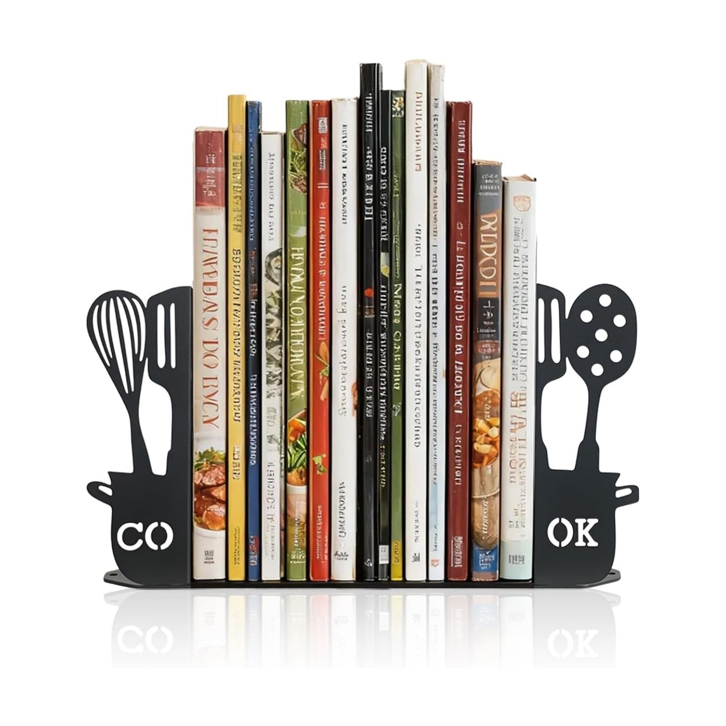 Metal Book Ends / Black Cook