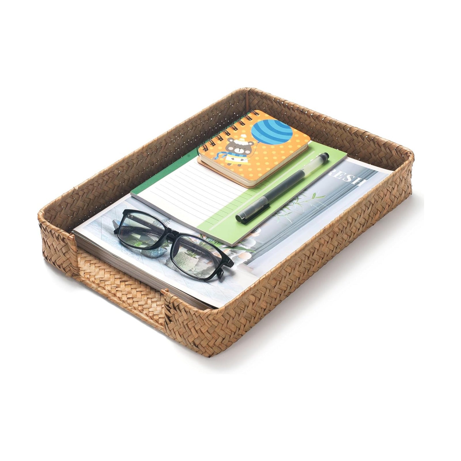 Woven Desk Tray / Seagrass Letter Tray