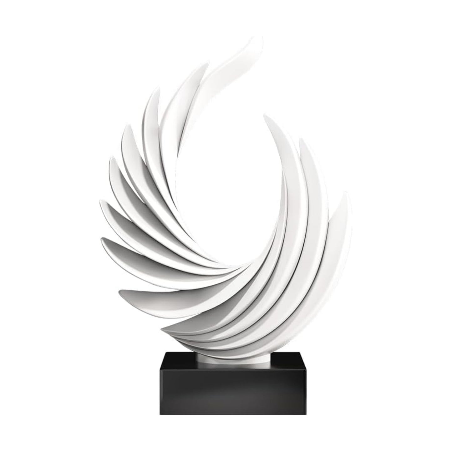 Resin Wing Statue / White