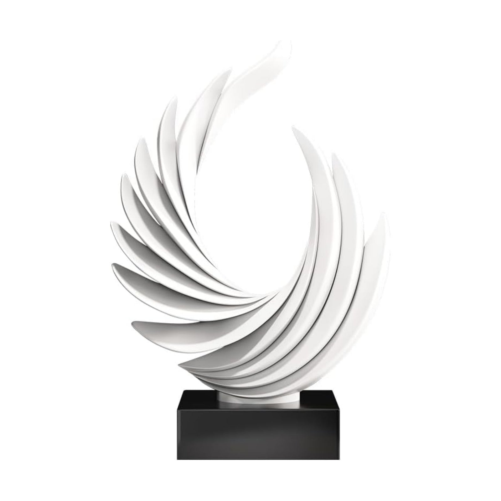 Resin Wing Statue / White