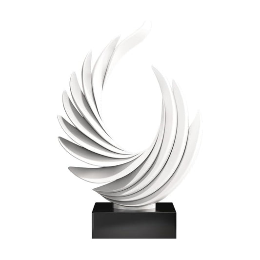 Resin Wing Statue / White