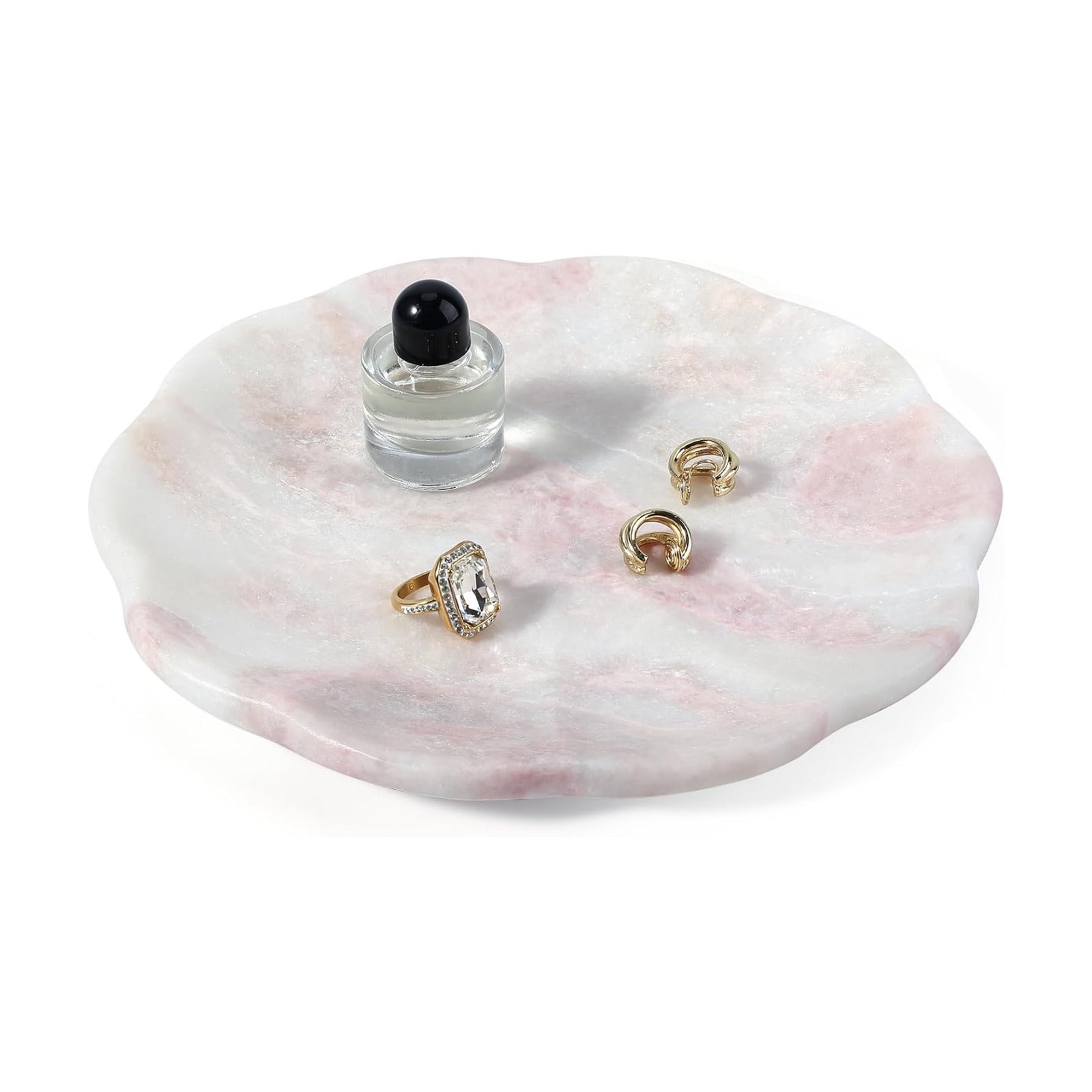 Stone Tray / Marble Tray / Namibia Rose / Natural / Set of 8