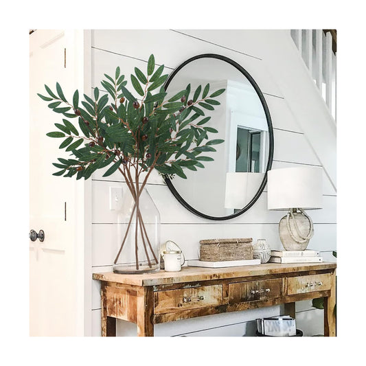 Artificial Olive Branches for Vases / Set of 8