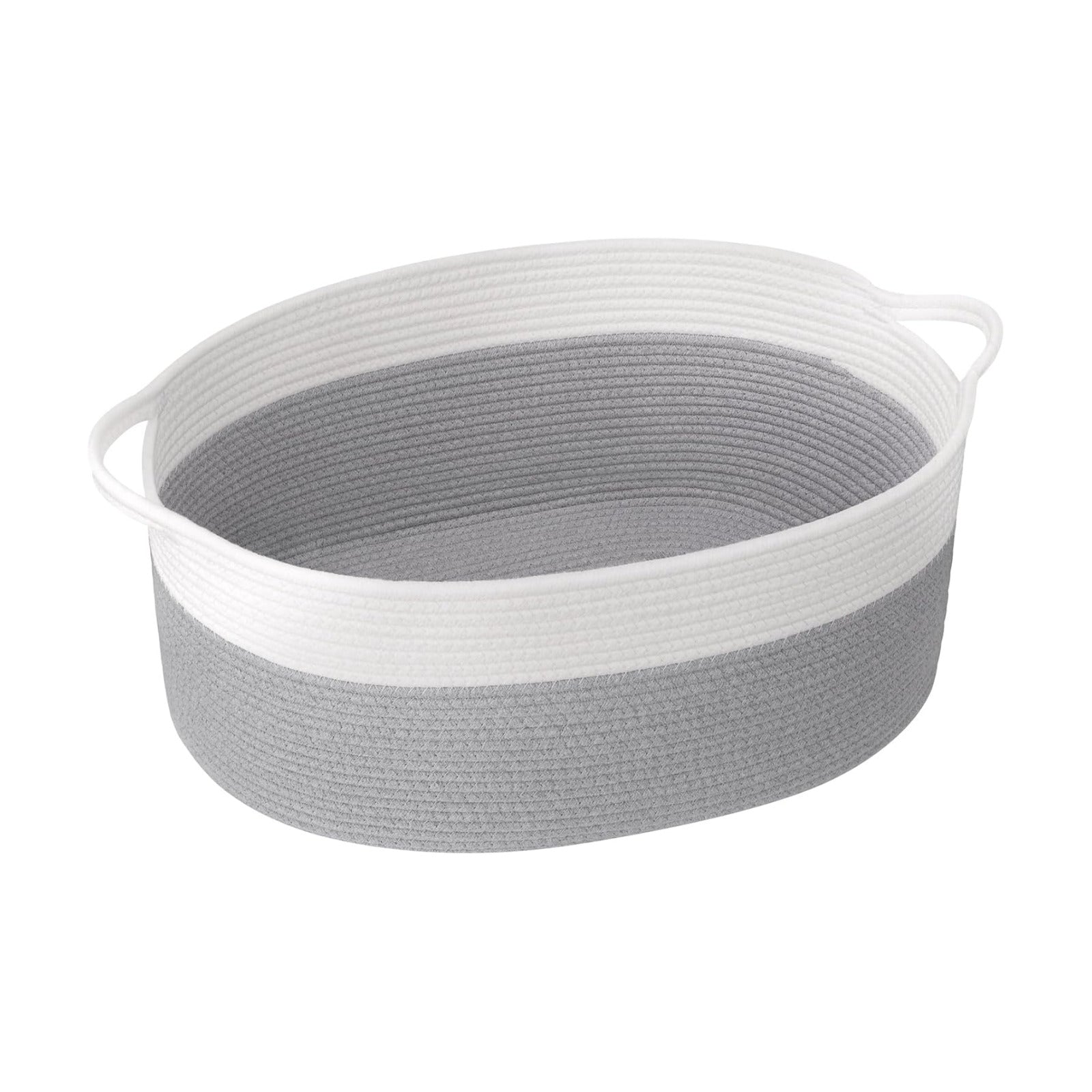 Large Dog Toy Basket / Gray / 19.7 x 11 x 7.9