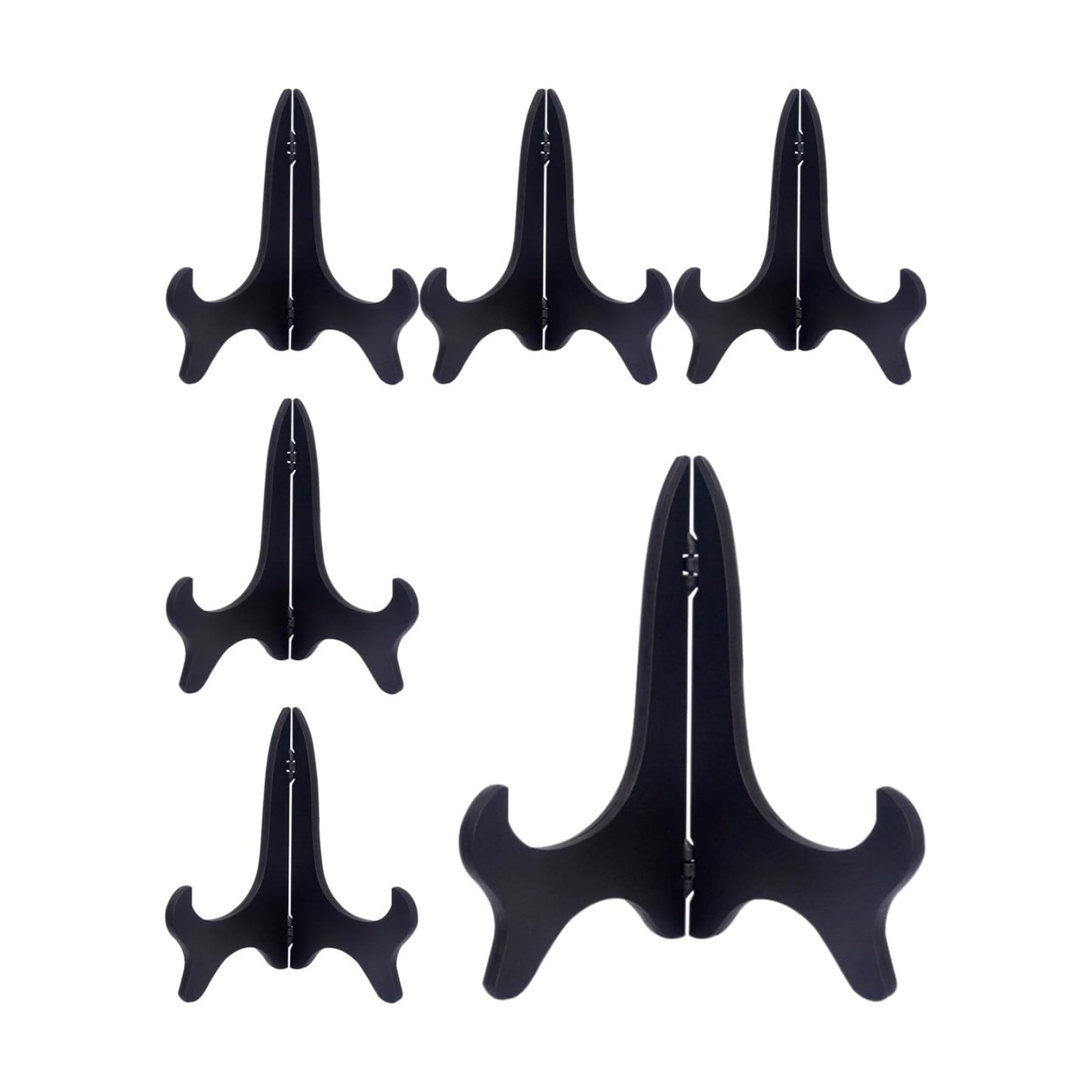 Plate Stand / Black / 7 Inch / Set of 6