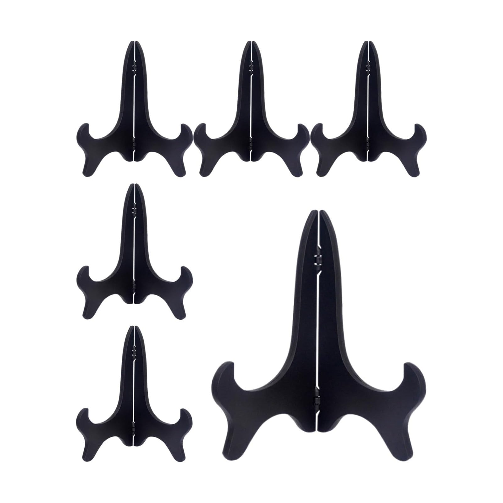 Plate Stand / Black / 7 Inch / Set of 6