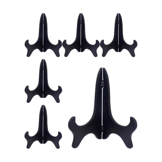 Plate Stand / Black / 7 Inch / Set of 6