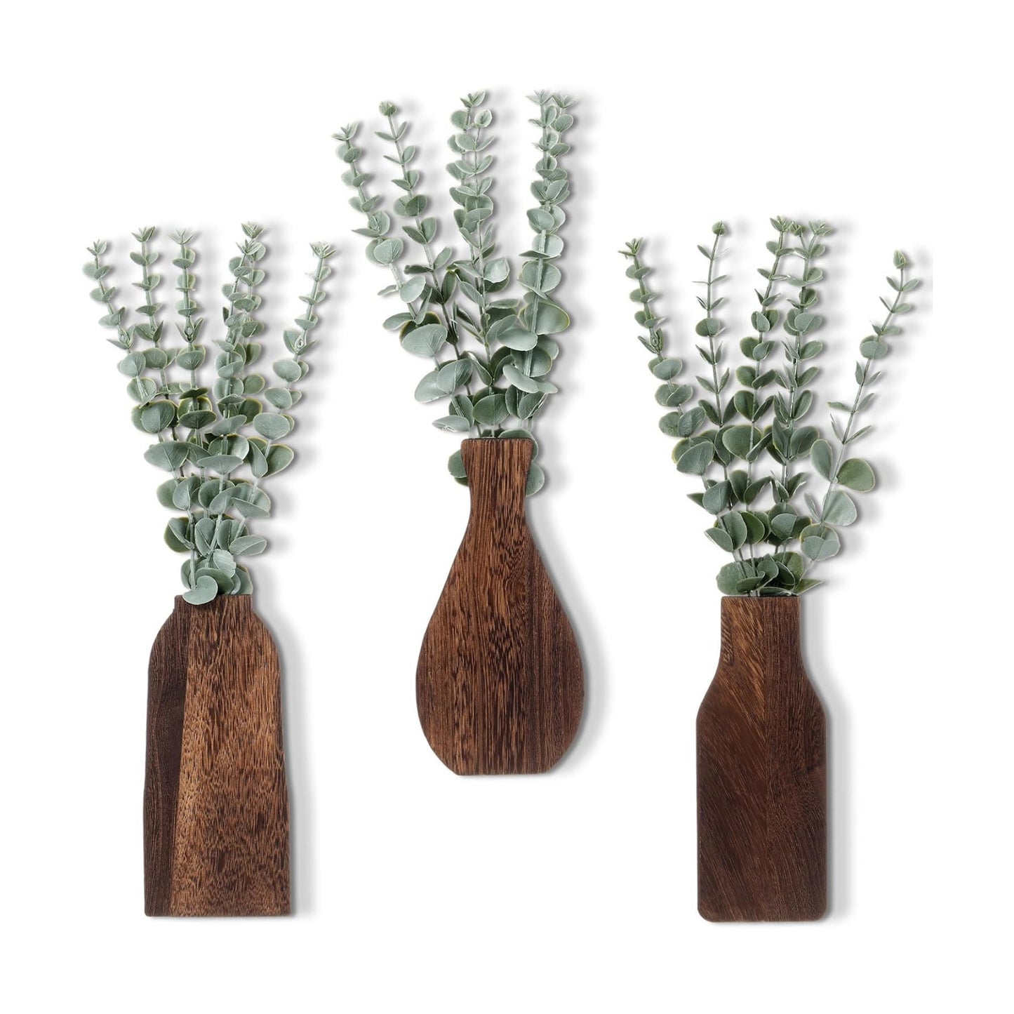 Wooden Wall Planter Vase / Set of 3