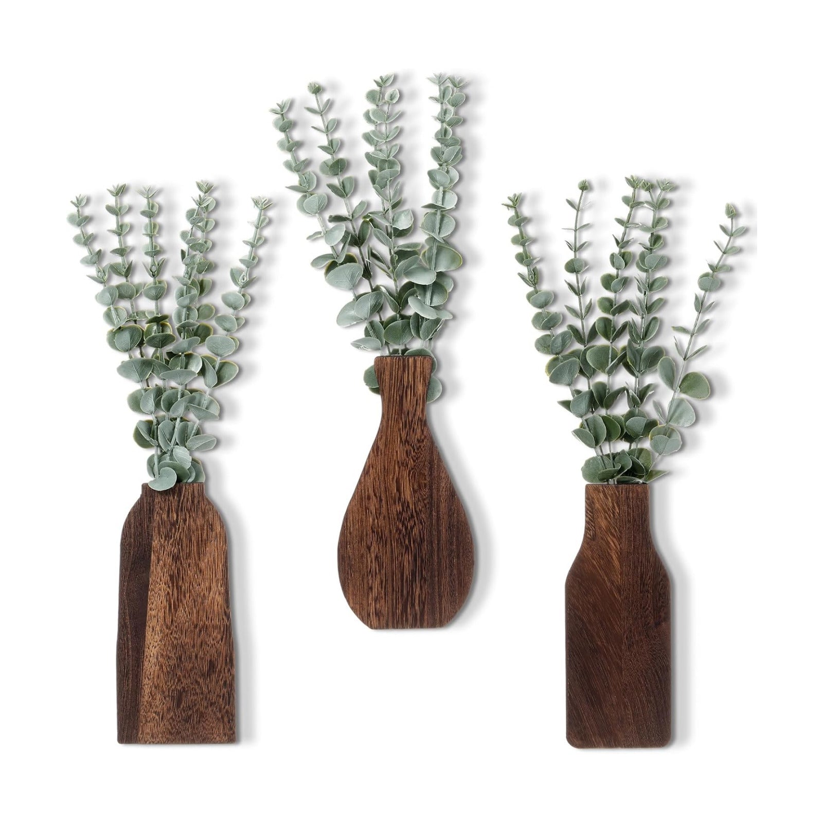 Wooden Wall Planter Vase / Set of 3