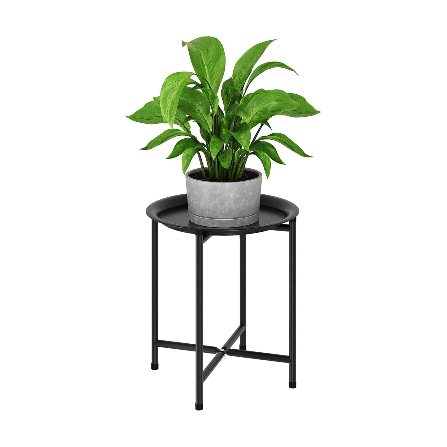 Plant Stand Indoor Tall Plant Table for Large Plants Outdoor Plant Stool Metal Plant Holder / Black