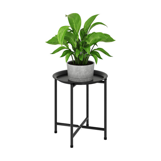 Plant Stand Indoor Tall Plant Table for Large Plants Outdoor Plant Stool Metal Plant Holder / Black