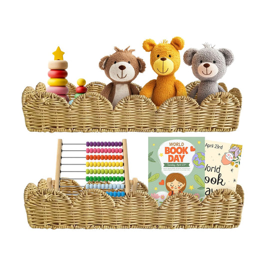 Rattan Nursery Book Shelf