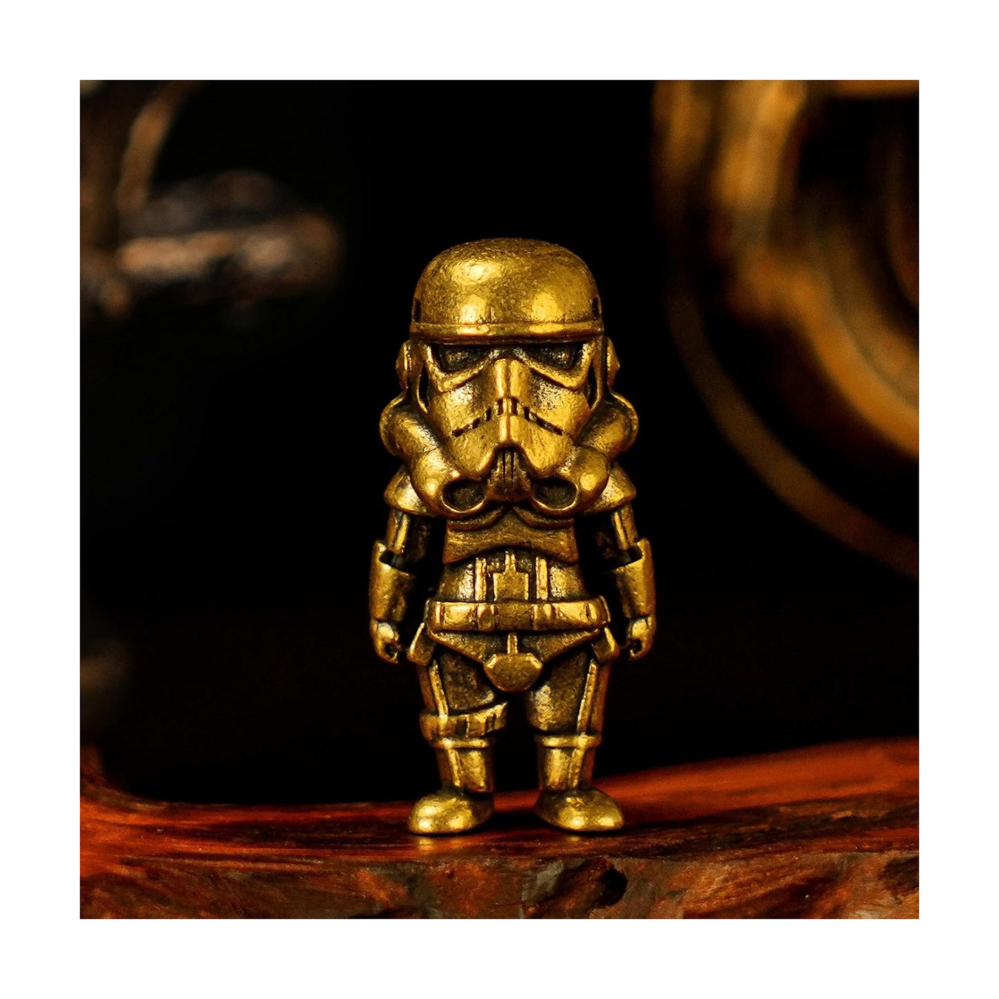 Antique Brass Robot Figurine / Biochemical Robot