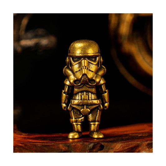 Antique Brass Robot Figurine / Biochemical Robot