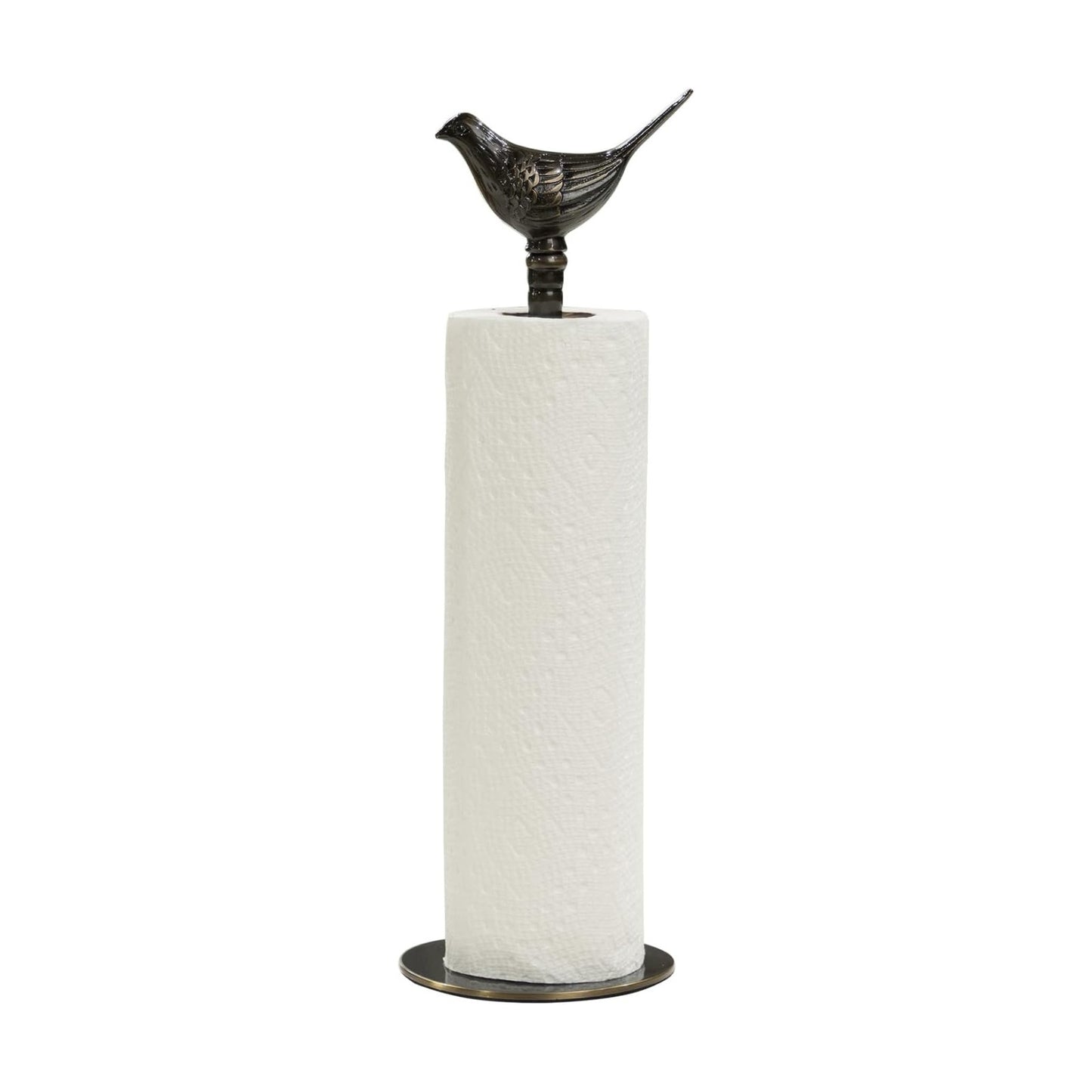1 Luxurious Brass Paper Towel Holder countertop (Black)