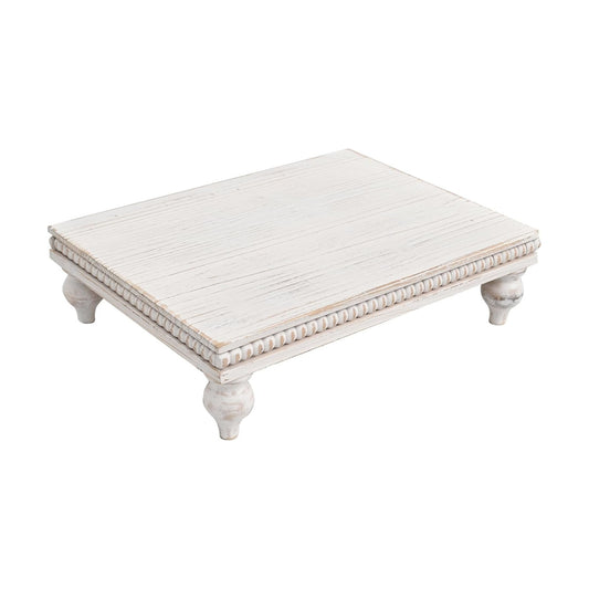 Rustic Shabby Chic Tray / White