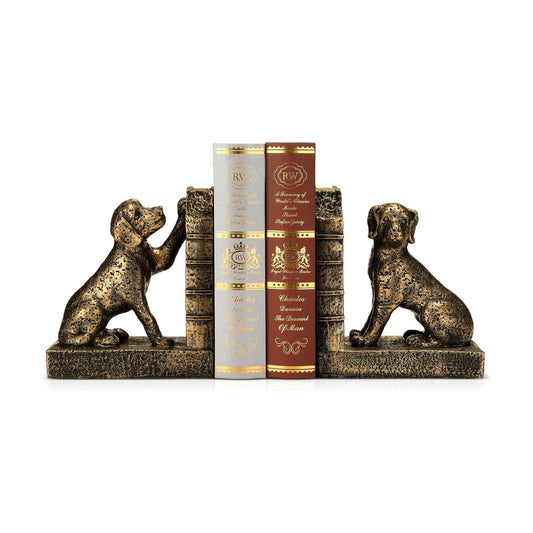 Vintage Old-Money Book Ends for Heavy Books Labrador Animal / Dog / Set of 2