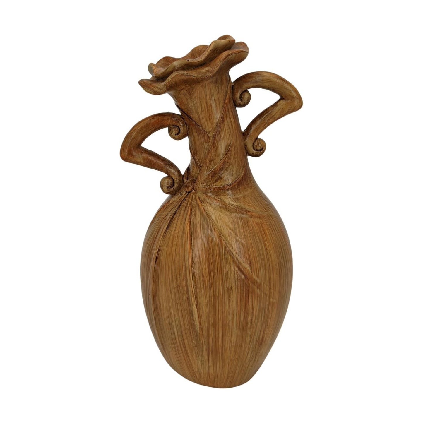 Vase / Resin Small Vase / Brown