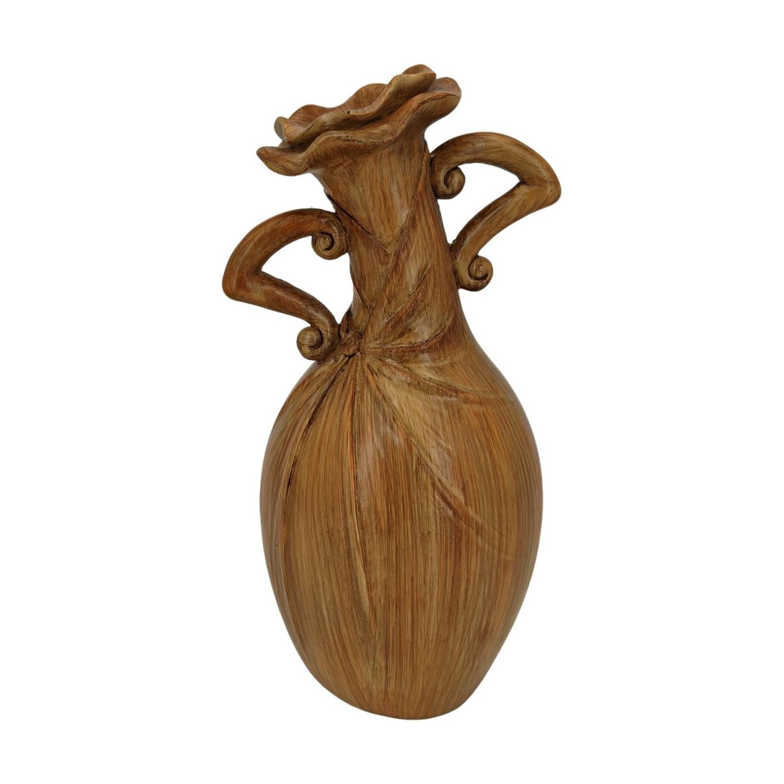 Vase / Resin Small Vase / Brown