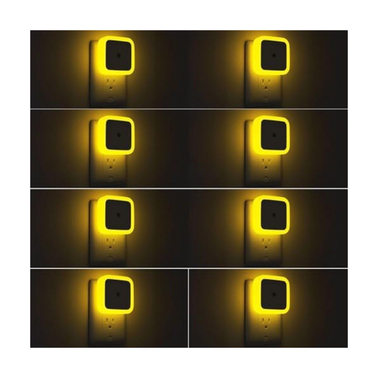 Sujeet Night Light, Night Lights Plug into Wall 8-Pack, Nightlight Plug in Night Light, Dusk to Dawn Night Lamp Led