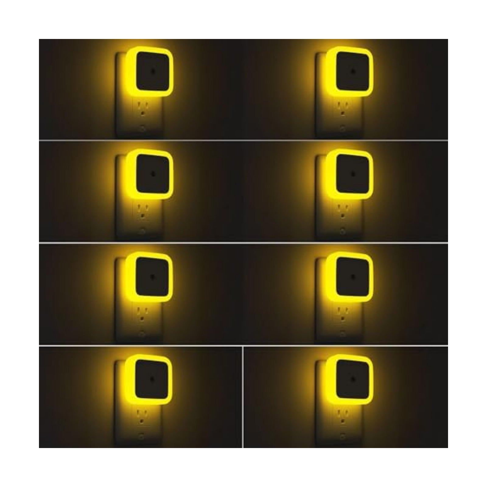 Sujeet Night Light, Night Lights Plug into Wall 8-Pack, Nightlight Plug in Night Light, Dusk to Dawn Night Lamp Led