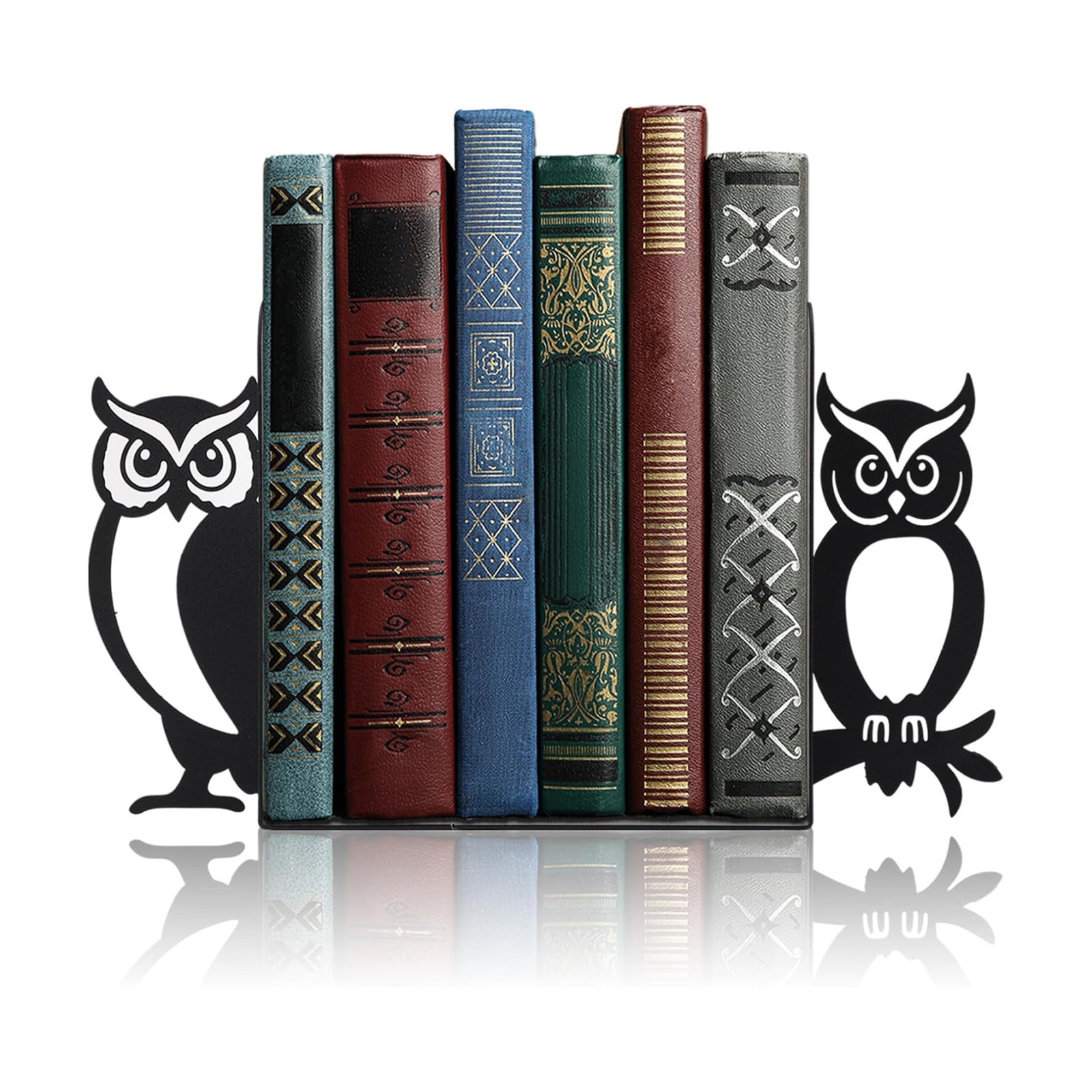 Owl Bookends / Owls / Black / Set of 2