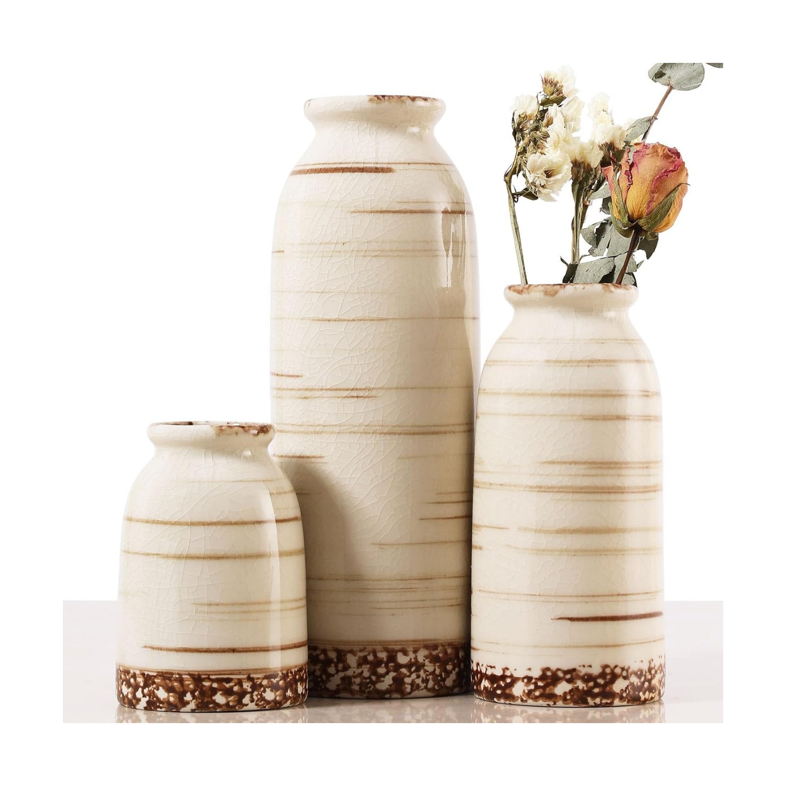 Ceramic Vase / Handcrafted Ceramic Vases / Set A / Set of 3