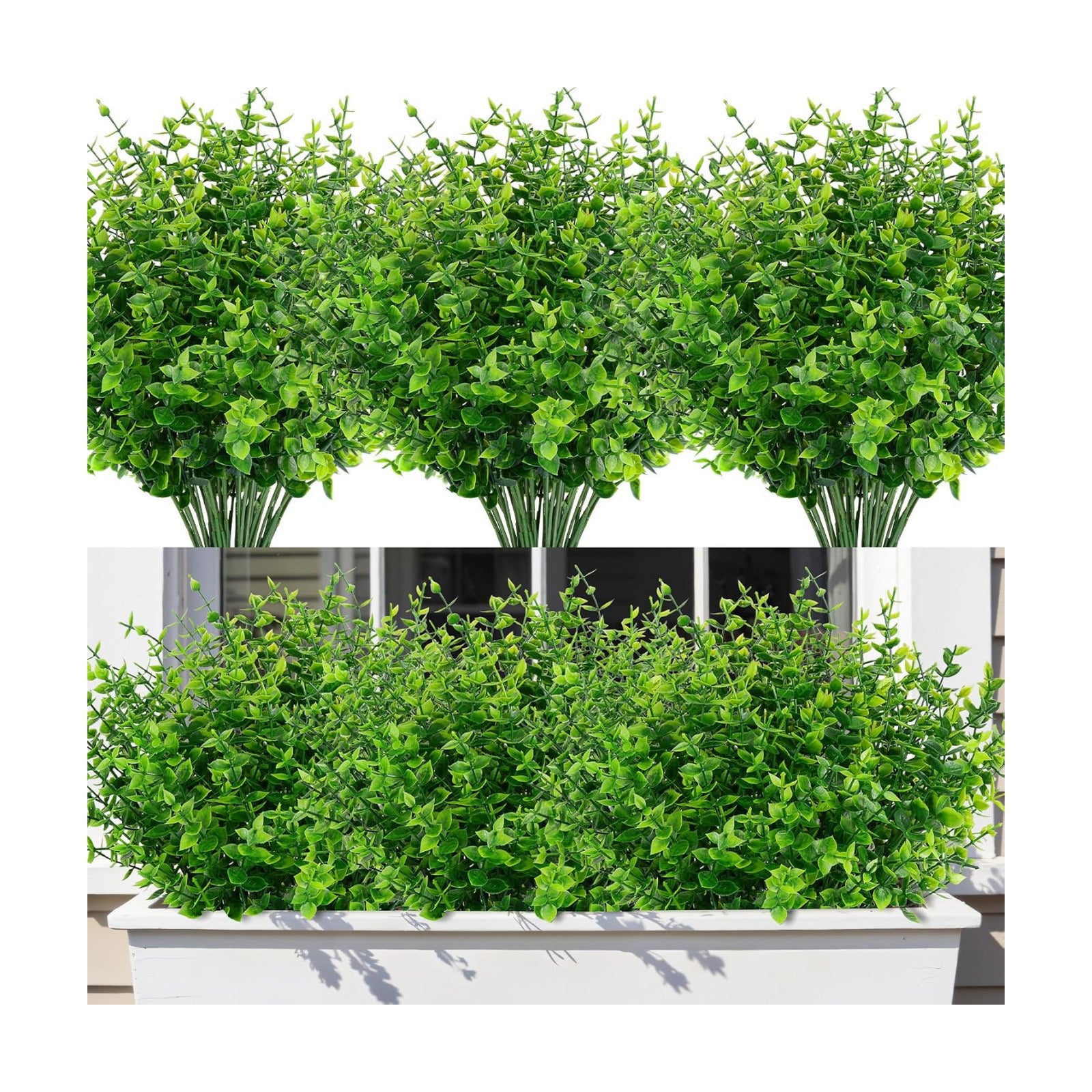 24 Bundles Artificial Greenery Stems Plants / Set of 24