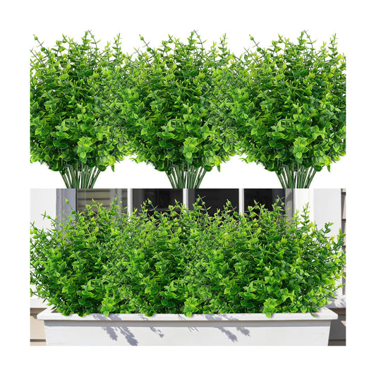 24 Bundles Artificial Greenery Stems Plants / Set of 24