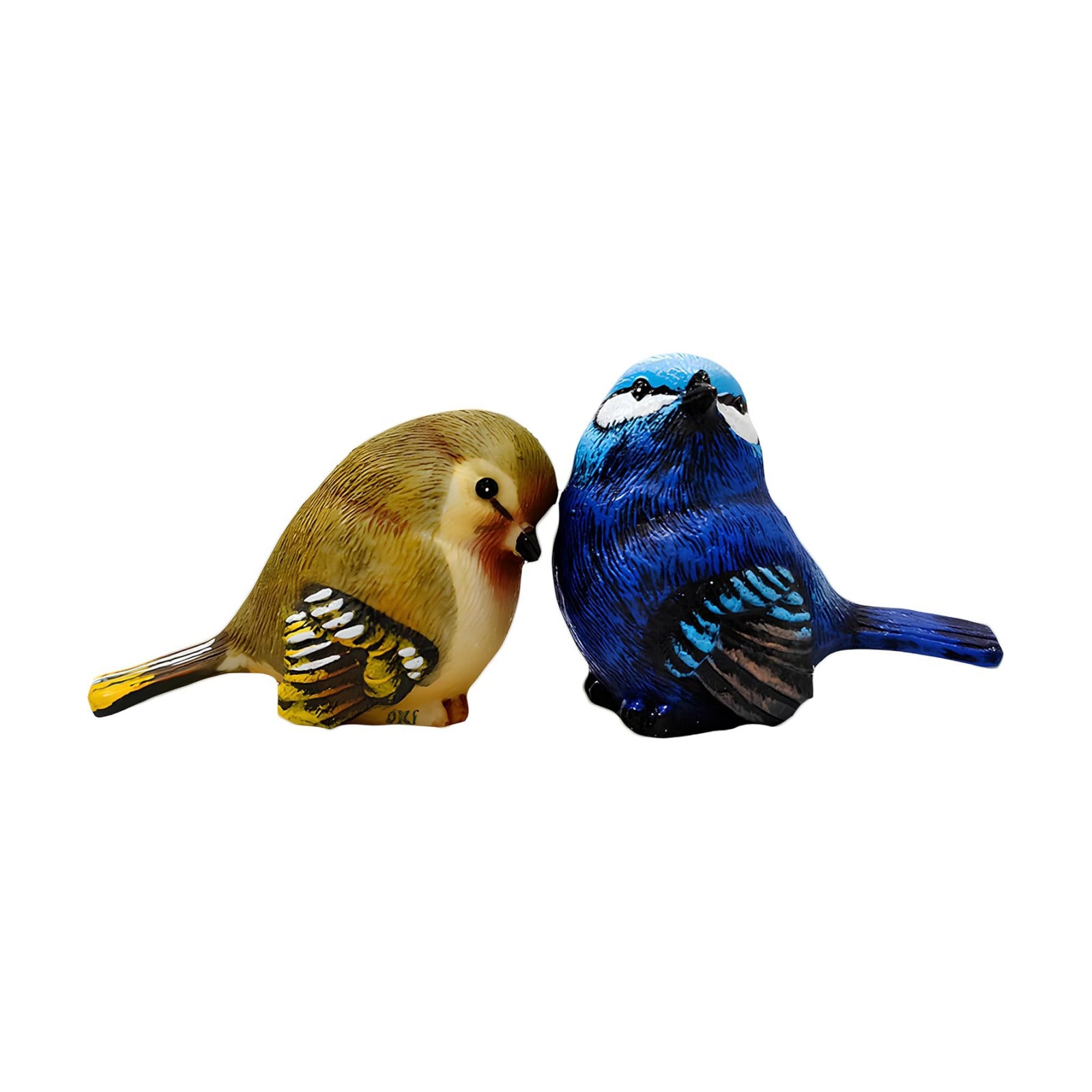 Resin Bird Figurines / Set of 2