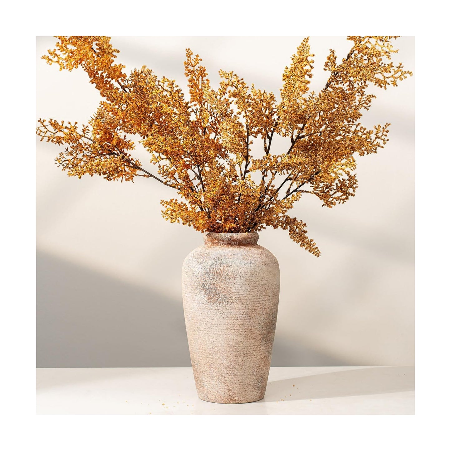 Rustic Farmhouse Vase / 101-terracotta / 10.8 Inch