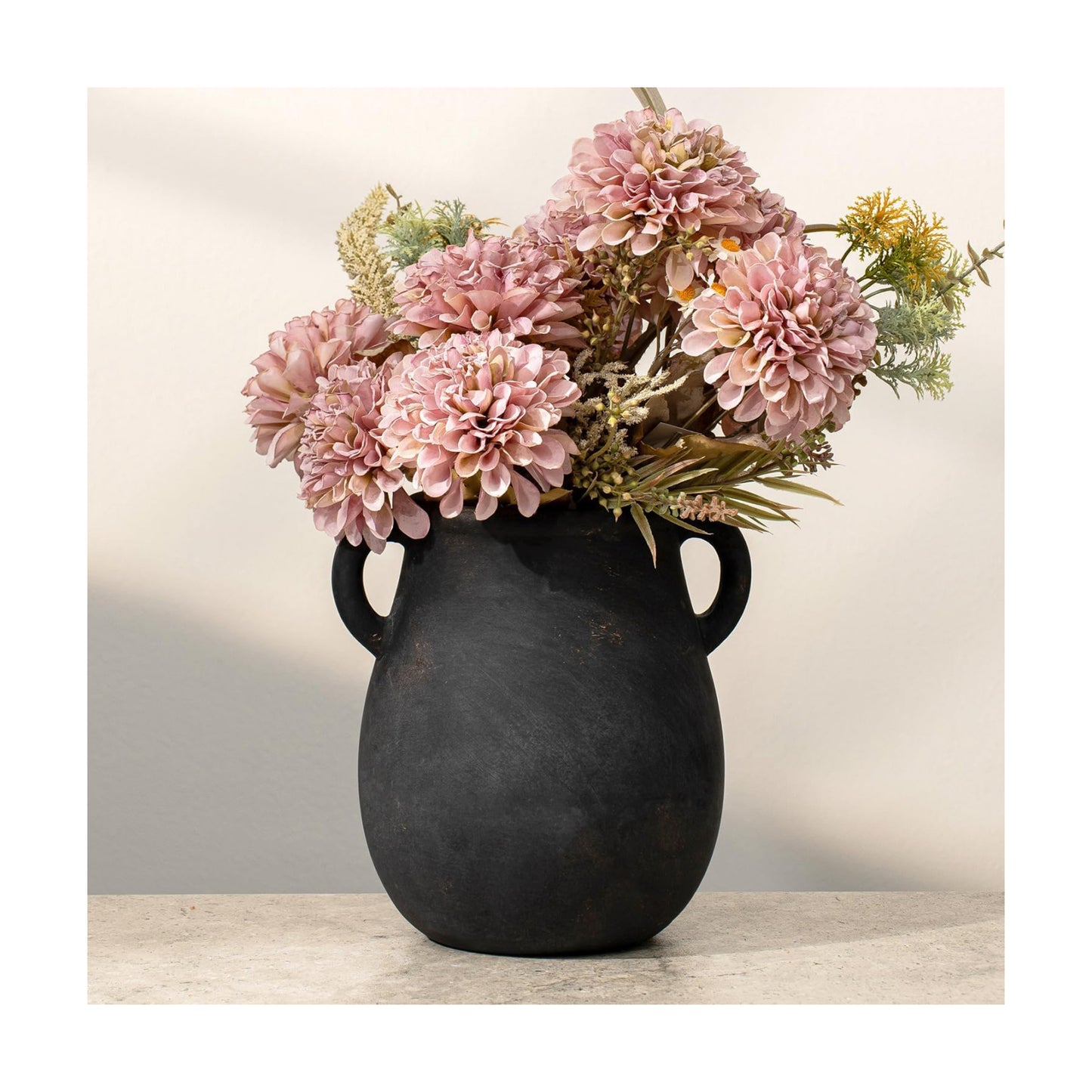 Rustic Farmhouse Vase / 002-bronze / 7.9 Inch