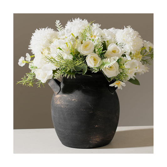Rustic Farmhouse Vase / 001-bronze / 7.1 Inch