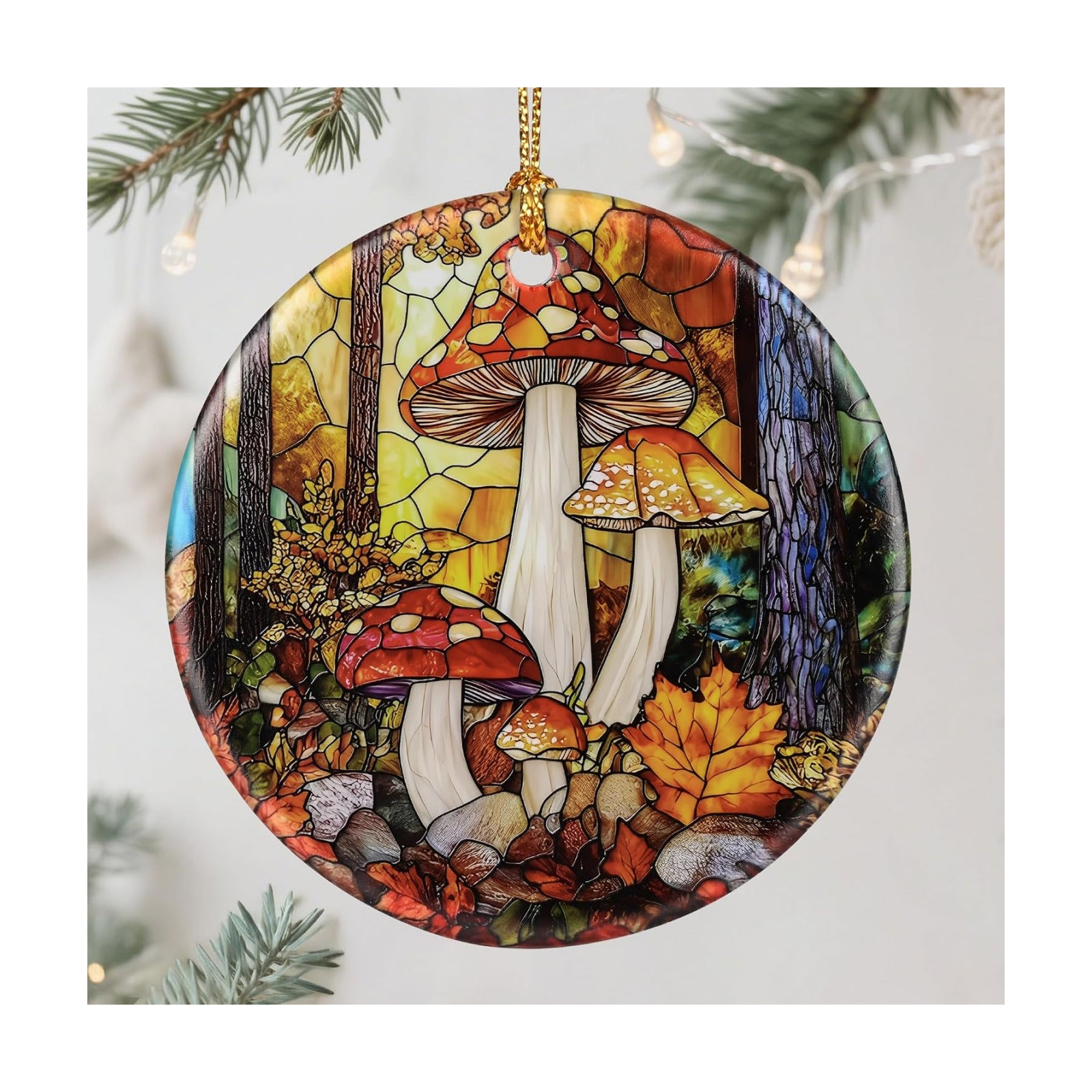 Christmas Tree Decor / Mushroom