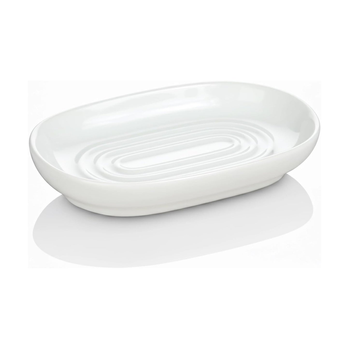 Minimalist Bar Soap Holder / White