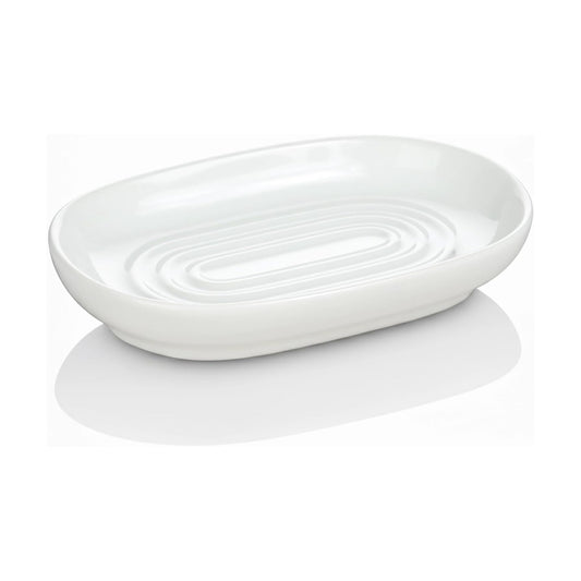 Minimalist Bar Soap Holder / White