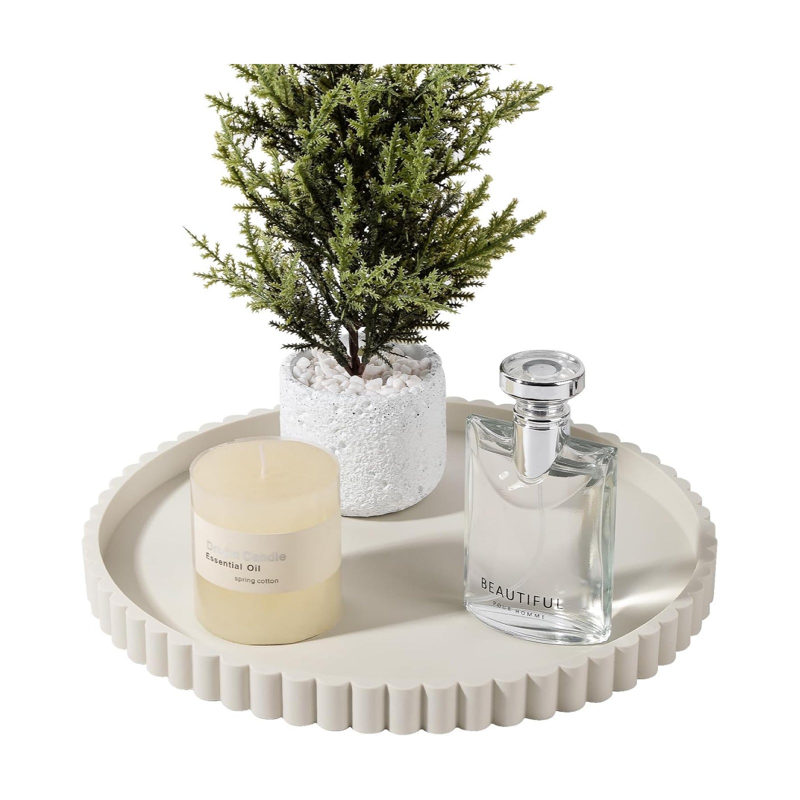 Candle / Beige / Set of 12