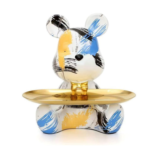 Jewerly Tray Animal Sculpture / Brush Paint