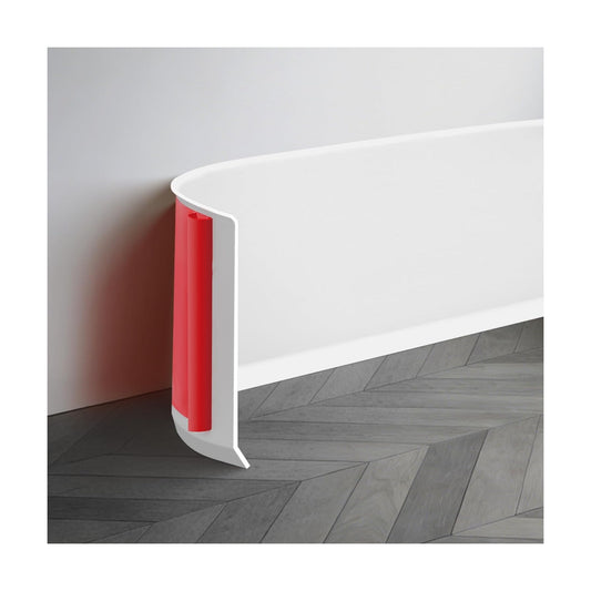 Vinyl Baseboard Molding Trim / 16.4FT x 1.97 IN / 16.4 Inch