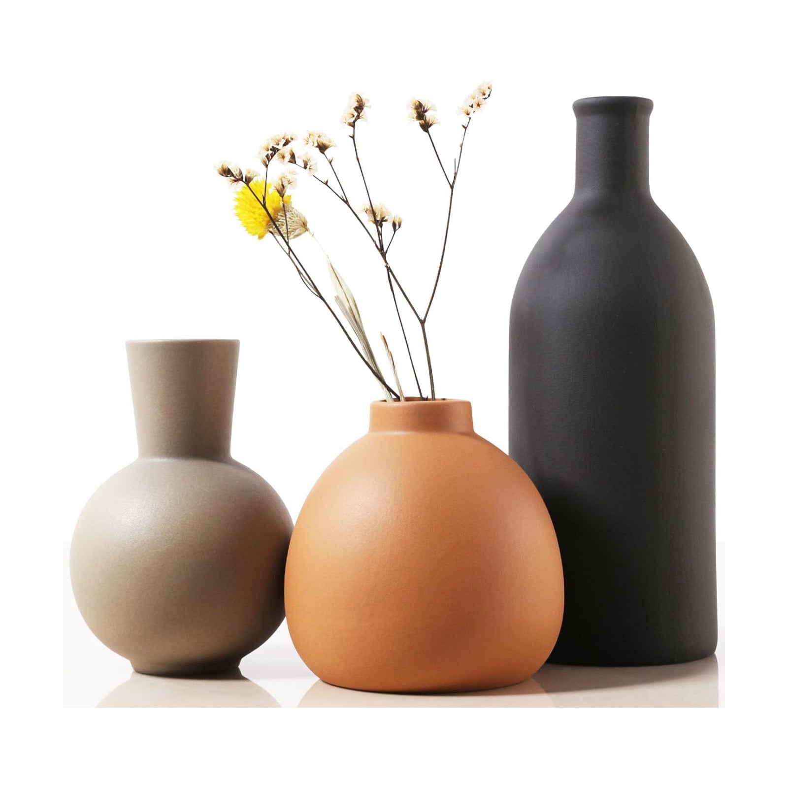 Ceramic Vase / Handcrafted Ceramic Vases / Set C / Set of 3
